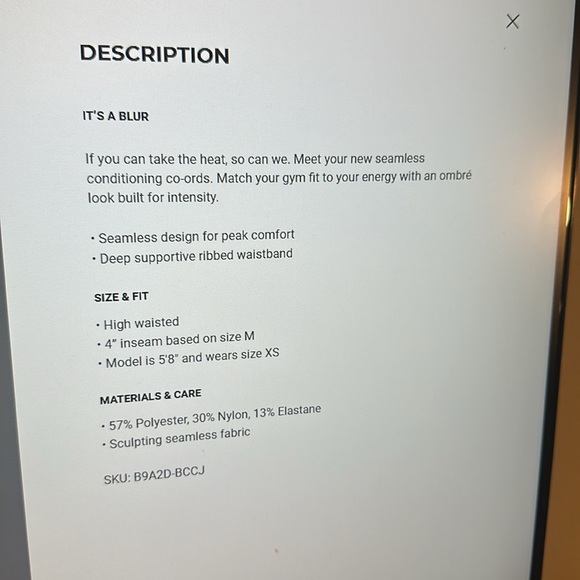 Gymshark Blur Seamlesss Shorts - Picture 5 of 5